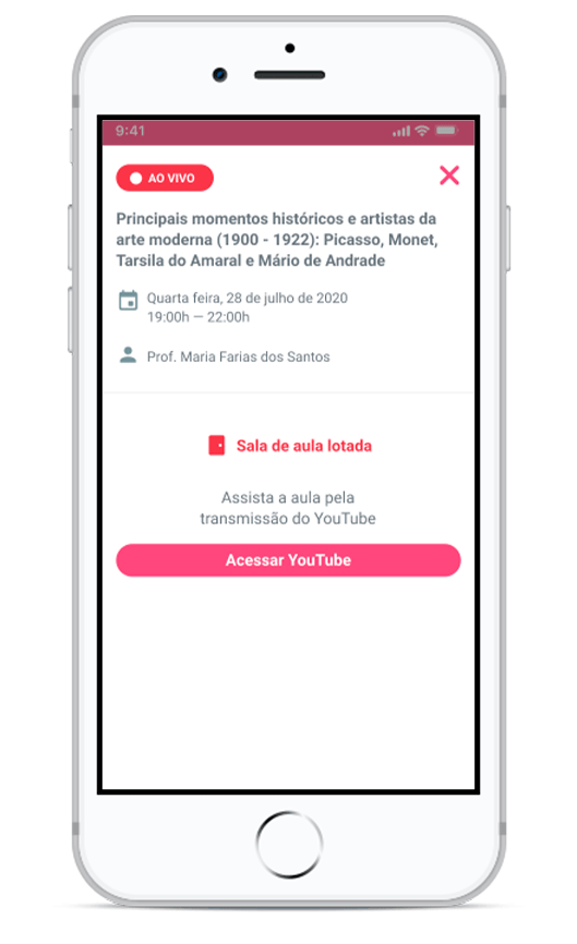 Aula ao vivo